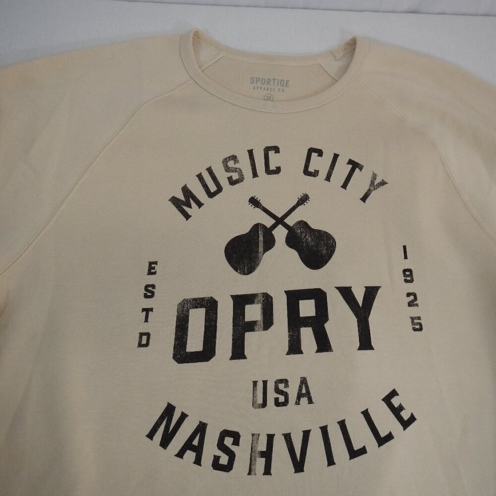 Sportiqe Apparel Co. Nashville Music City Opry Sweatshirt Size 3XL - Picture 4 of 10